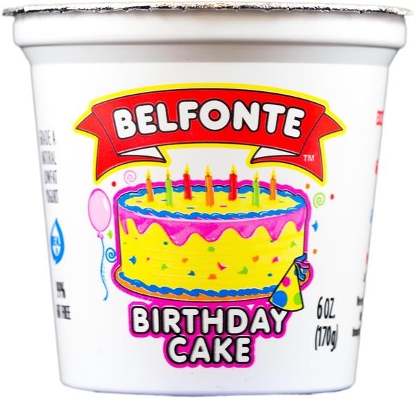 slide 1 of 1, Belfonte Birthday Cake Yogurt, 6 oz