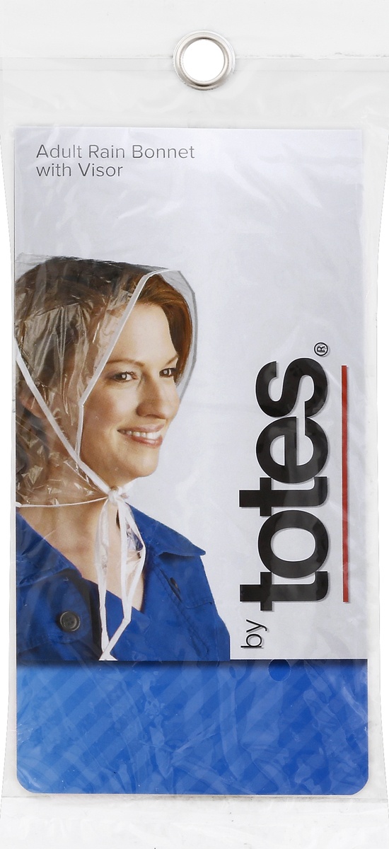 slide 2 of 2, Totes Rain Bonnet/Visor, 1 ct