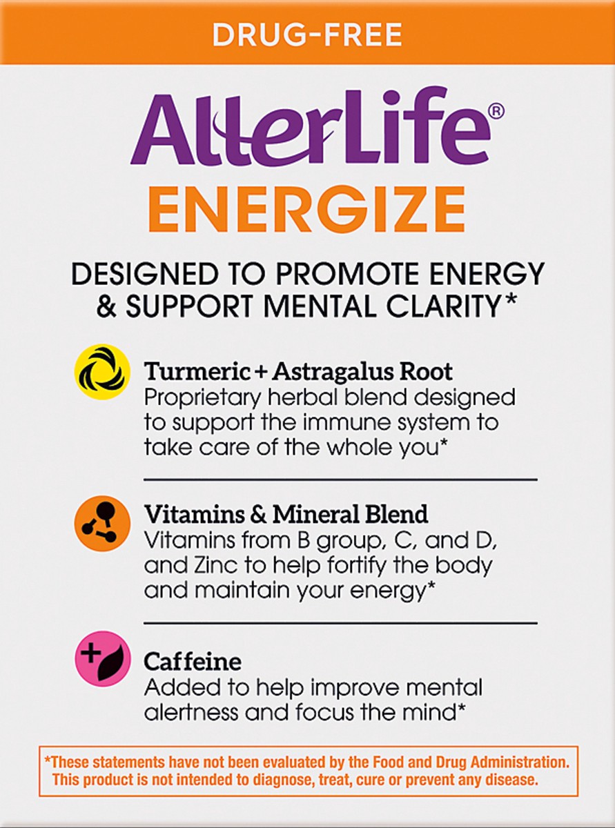 slide 4 of 13, AllerLife Capsules +Caffeine Energize 20 ea, 20 ct