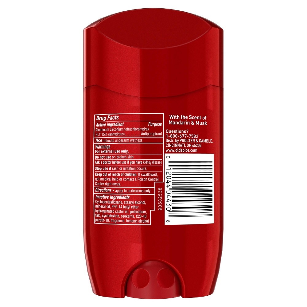 slide 5 of 6, Old Spice Antiperspirant And Deodorant Mandarin & Musk, 2.6 oz