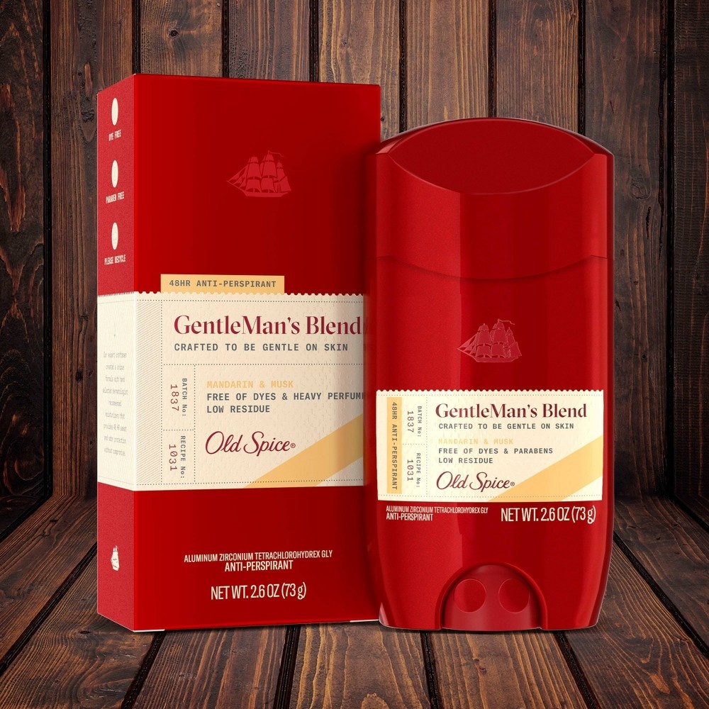 slide 6 of 6, Old Spice Antiperspirant And Deodorant Mandarin & Musk, 2.6 oz