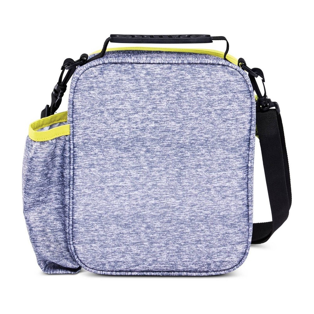 slide 4 of 14, Igloo Active Vertical Lunch Tote - Heather Gray/Volt Yellow, 1 ct