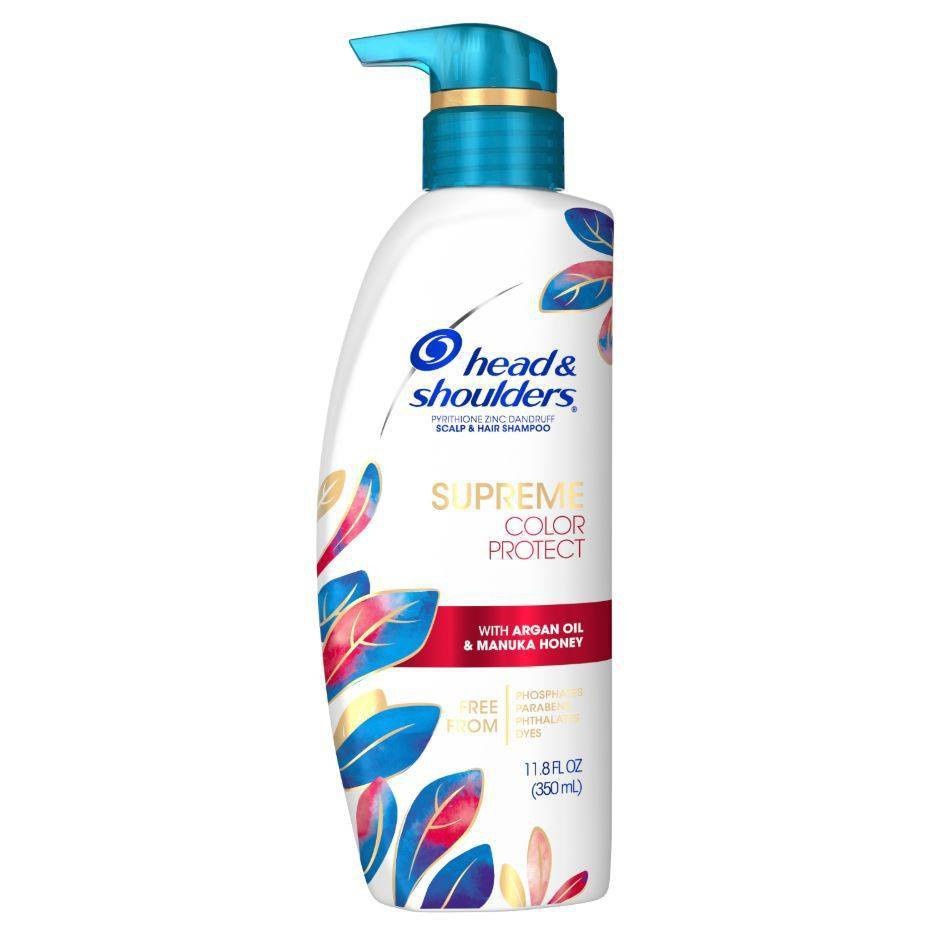 slide 1 of 5, Head & Shoulders Supreme Color Protect Shampoo, 11.8 fl oz
