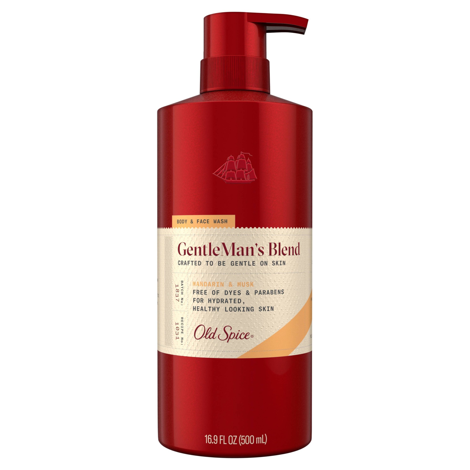 slide 1 of 2, Old Spice Gentle Mens Mandarin And Musk Body Washes, 16.9 oz