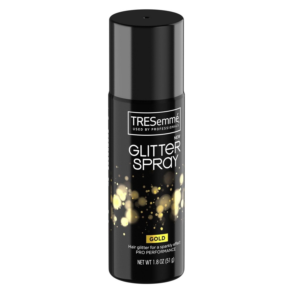 slide 4 of 7, TRESemmé Glitter Hair Spray - Gold, 1.8 oz