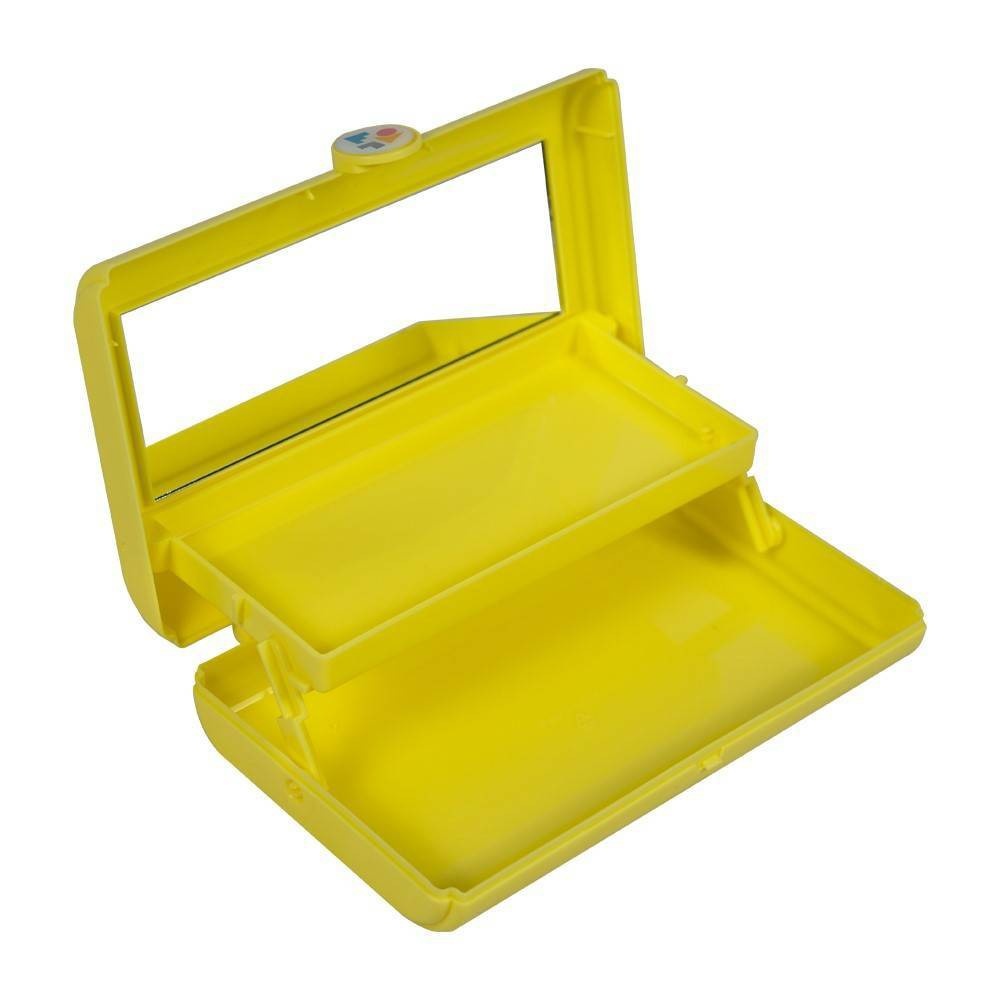 slide 2 of 2, Caboodles Take it Tote Makeup Bag - Yellow, 1 ct