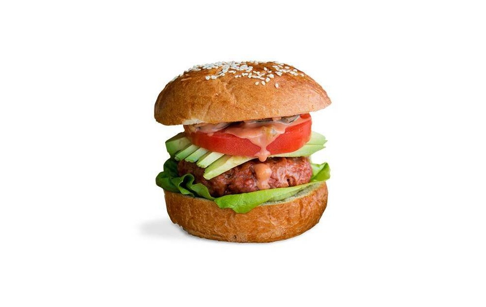 slide 3 of 4, Tofurky Plant-Based Burger, 8 oz