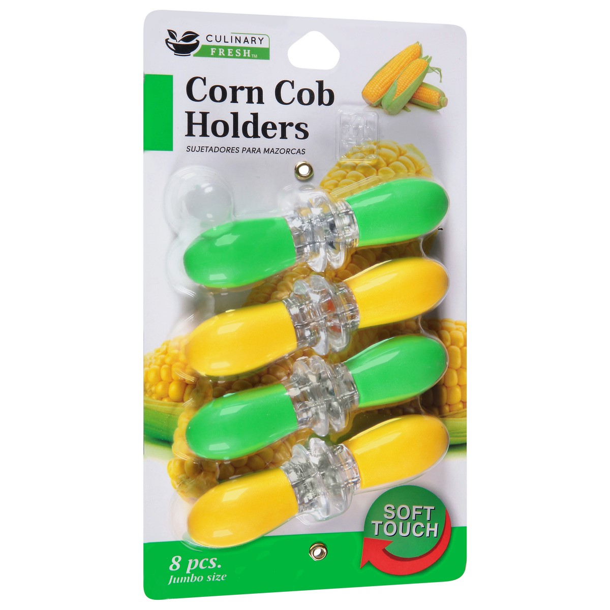 slide 3 of 12, Culinary Fresh Jumbo Size Corn Cob Holders 8 Holders 8 ea, 8 ct