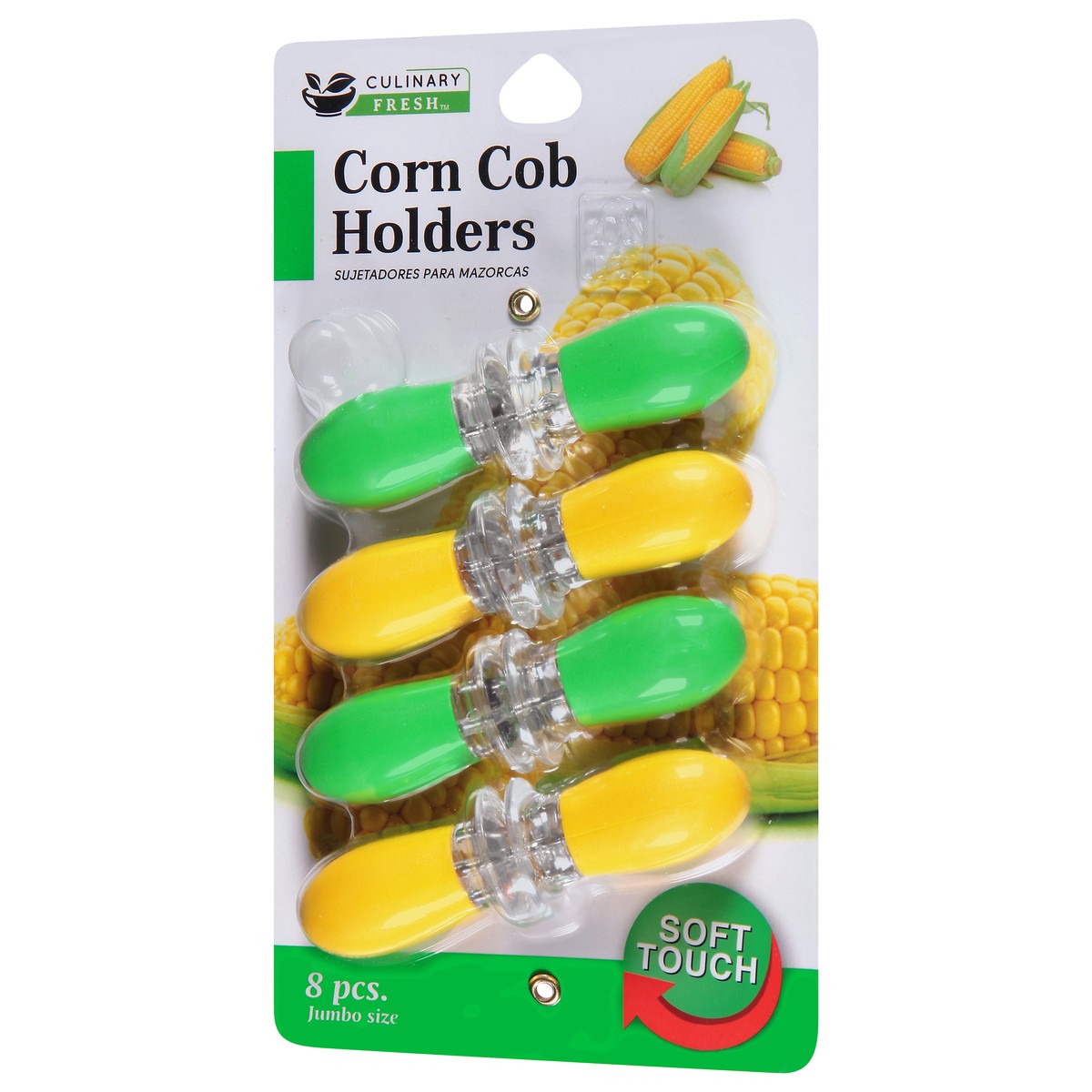 slide 5 of 12, Culinary Fresh Jumbo Size Corn Cob Holders 8 Holders 8 ea, 8 ct