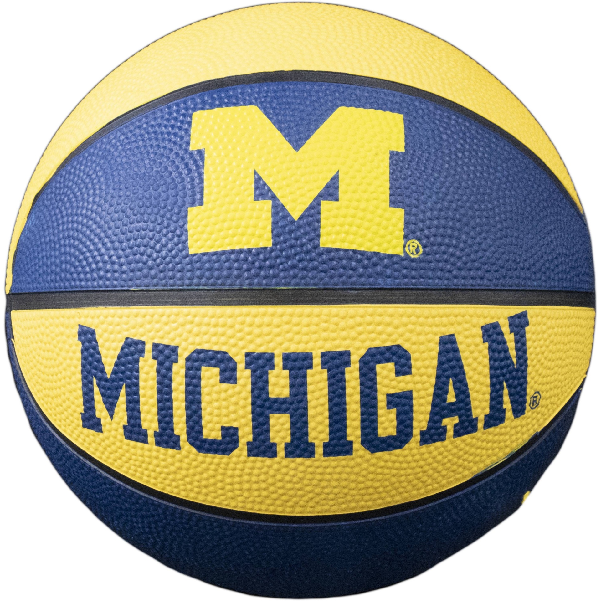 slide 1 of 1, NCAA Michigan Wolverines Mini Basketball, 1 ct