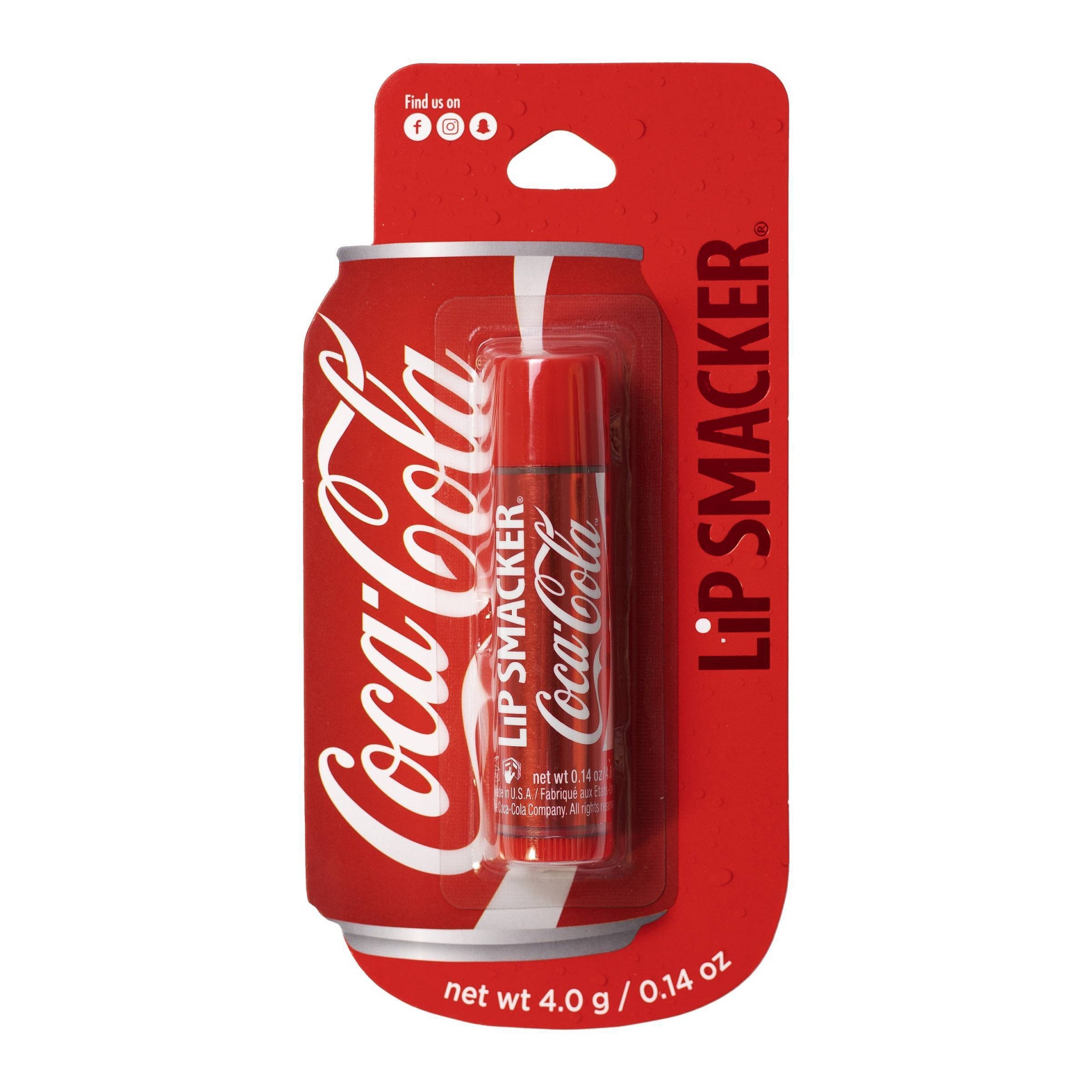 slide 1 of 3, Lip Smacker Lip Balm Single - Coca Cola, 0.14 oz