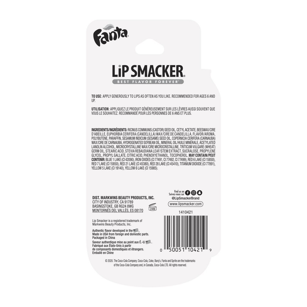 slide 3 of 3, Lip Smacker Lip Balm Single Fanta, 0.14 oz