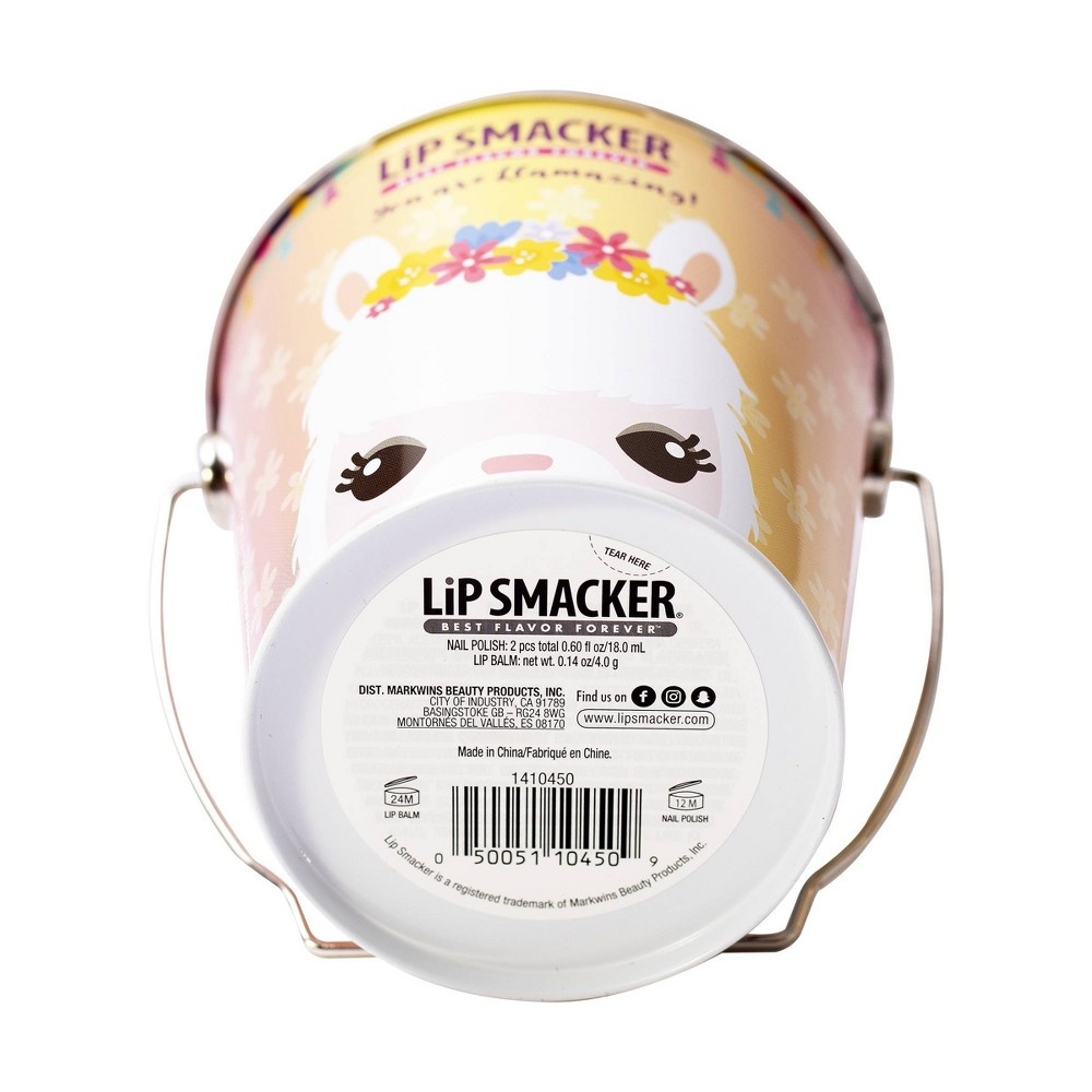 slide 3 of 3, Lip Smacker Color Bucket Cosmetic Set - llama, 1 ct