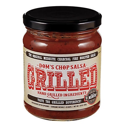 slide 1 of 1, Dom's Chop Salsa Grilled Medium, 16 oz