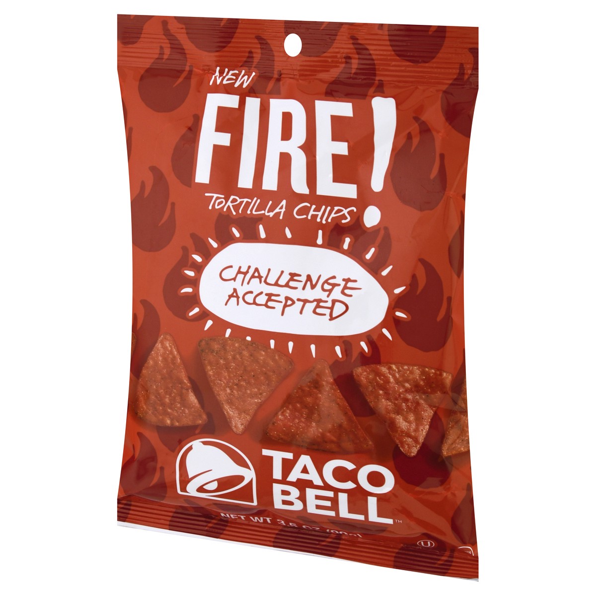slide 3 of 9, Taco Bell Fire Tortilla Chips 3.5 oz, 3.5 oz