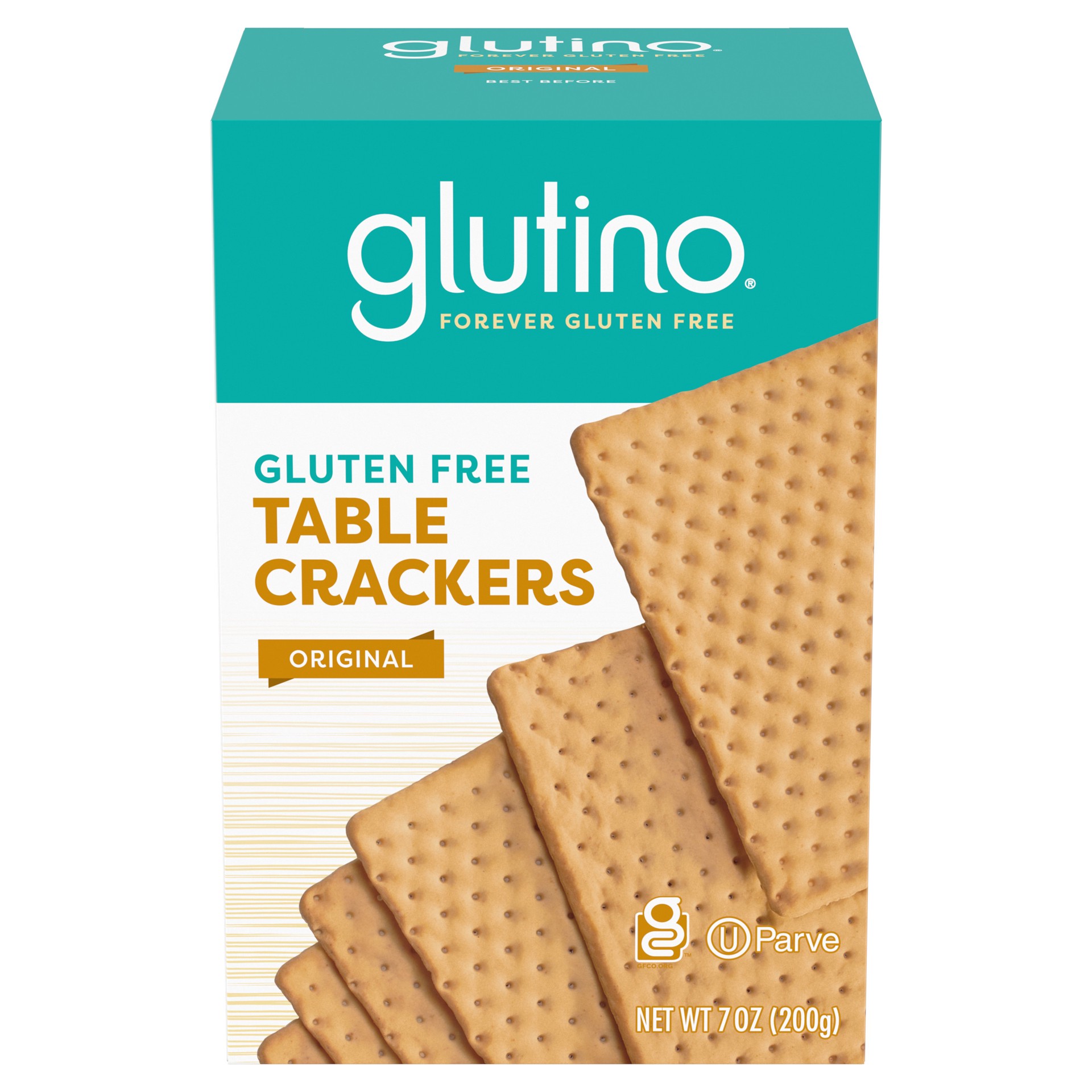slide 1 of 5, Glutino Gluten Free Original Table Crackers 7 oz, 7 oz