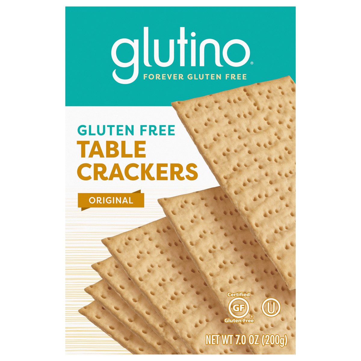 slide 1 of 5, Glutino Gluten Free Original Table Crackers 7 oz, 7 oz