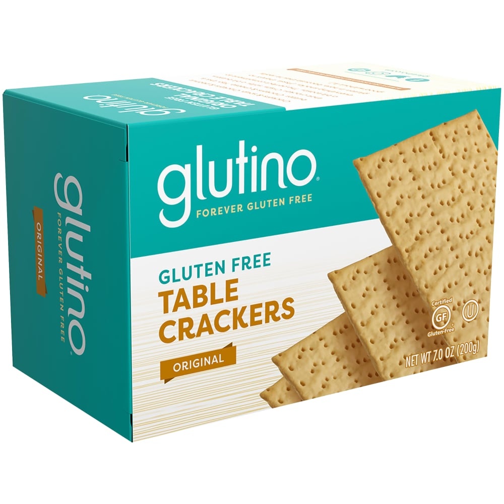 slide 1 of 5, Glutino Gluten Free Table Crackers, 7 oz