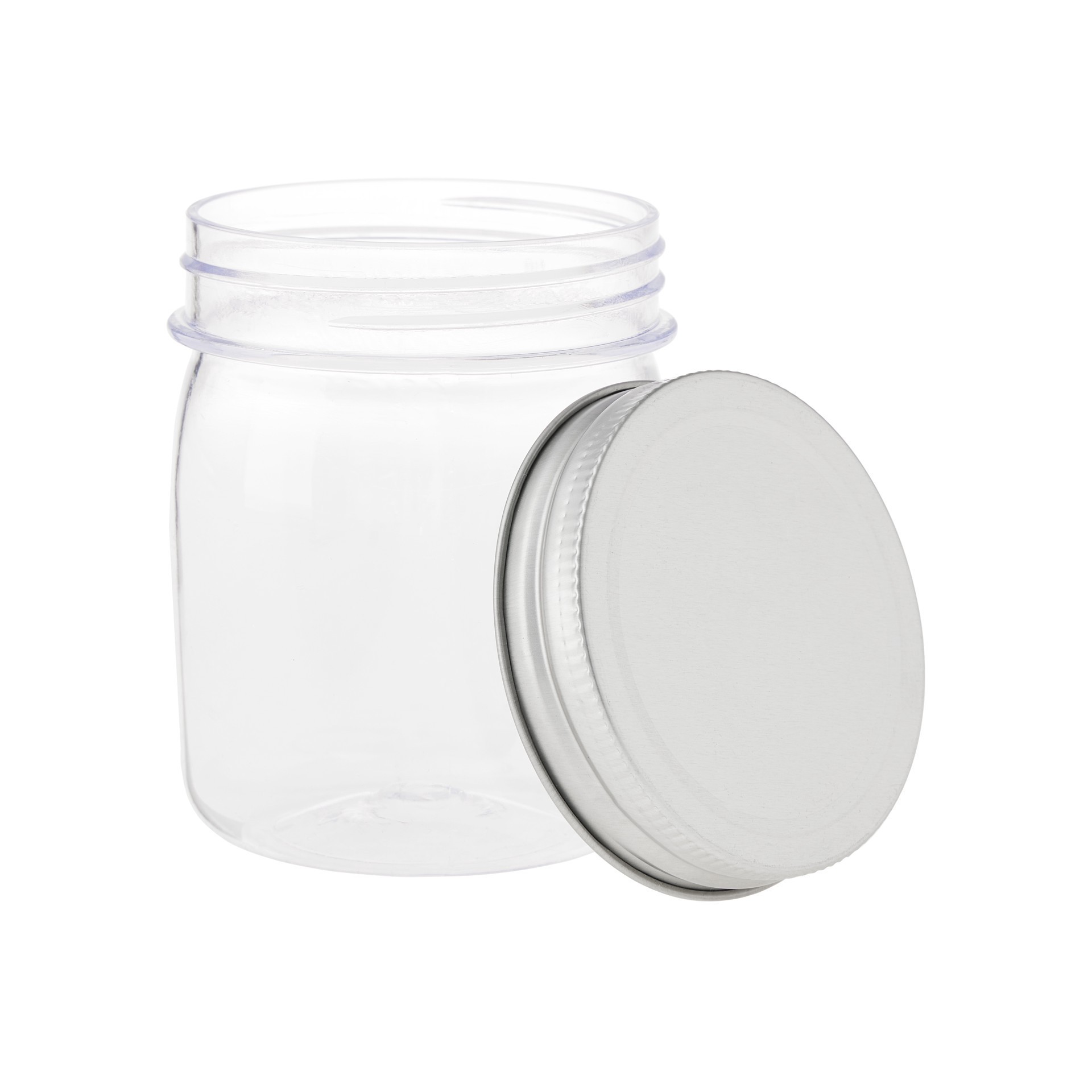 slide 3 of 4, 8oz. Plastic Mason Jars By Celebrate It, 6ct., 6 ct