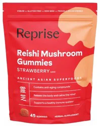 Reprise Strawberry Reishi Mushroom Gummies
