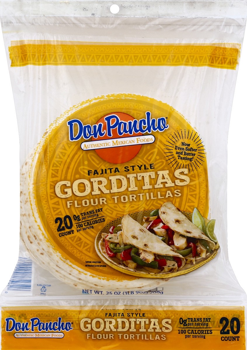 slide 4 of 5, Don Pancho Flour Tortillas 20Ct, 24 oz