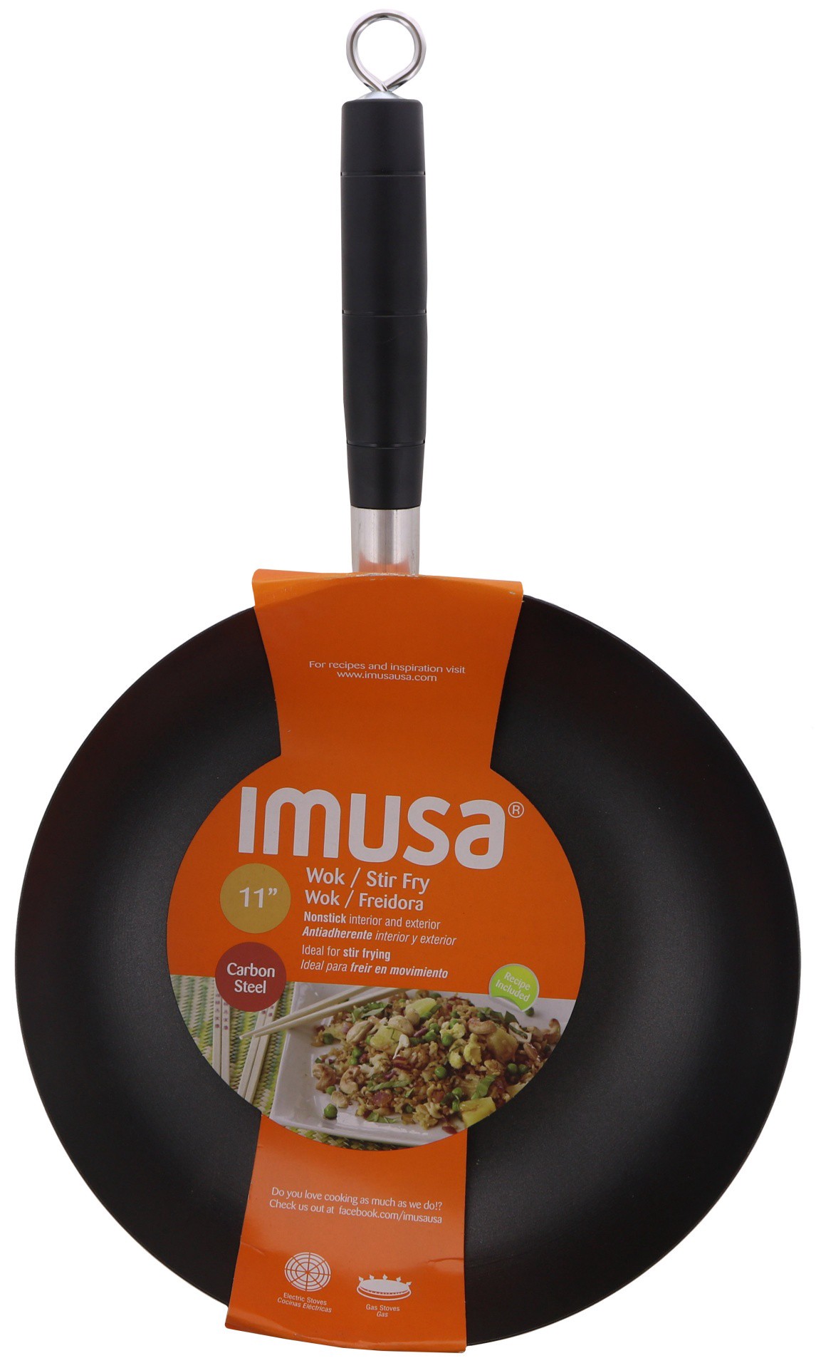 slide 1 of 1, IMUSA Wok NonStick, 11 in