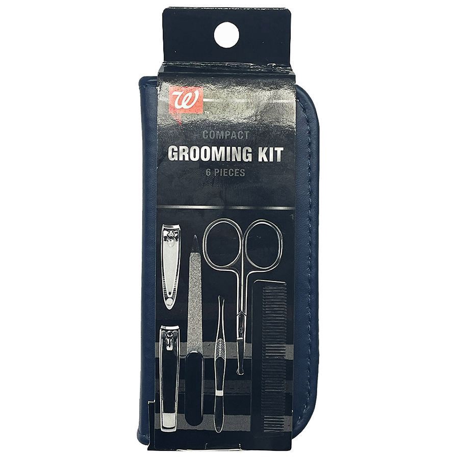 slide 1 of 1, Walgreens Men's Grooming Mini Manicure Zip Kit, 1 ct