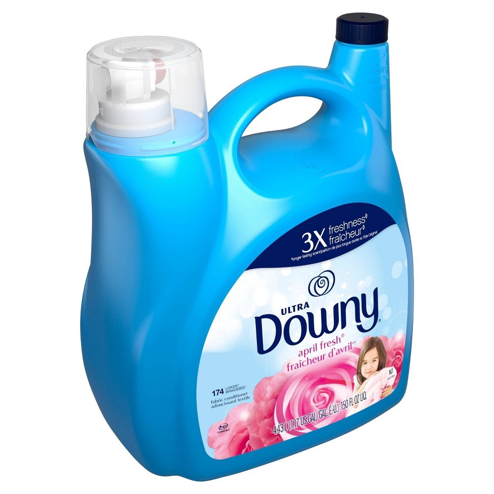 slide 3 of 9, Downy Ultra Liquid Fabric Conditioner (Fabric Softener),, 150 fl oz