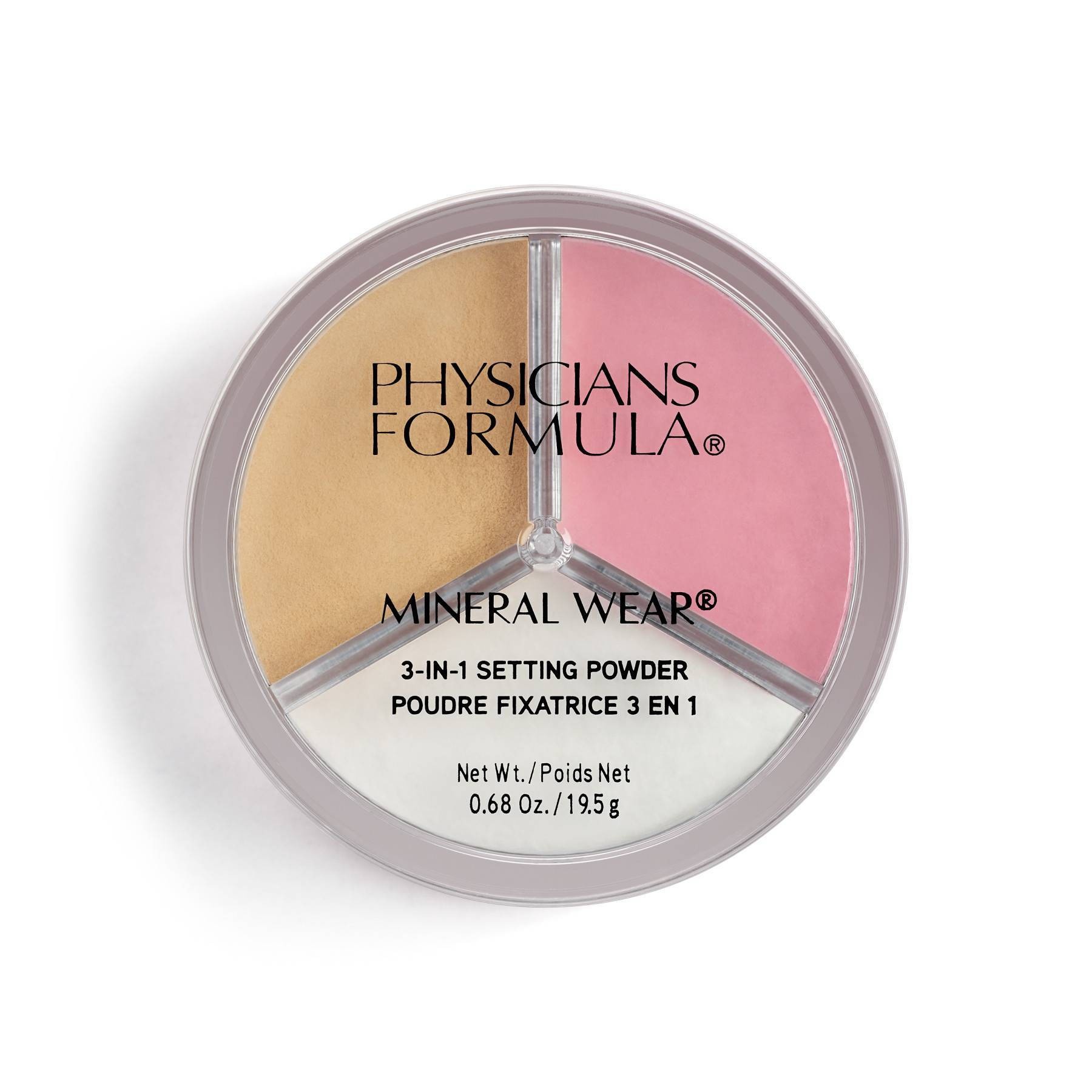 slide 1 of 5, Physician's Formula Mineral Wear 3-In-1 Setting Powder, 0.68 oz