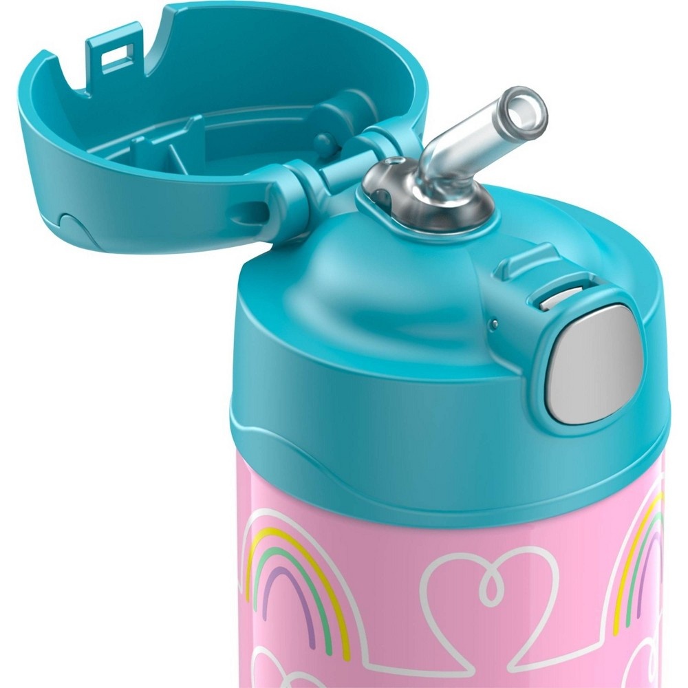 slide 7 of 8, Thermos FUNtainer Water Bottle - Hearts/Stars, 12 oz