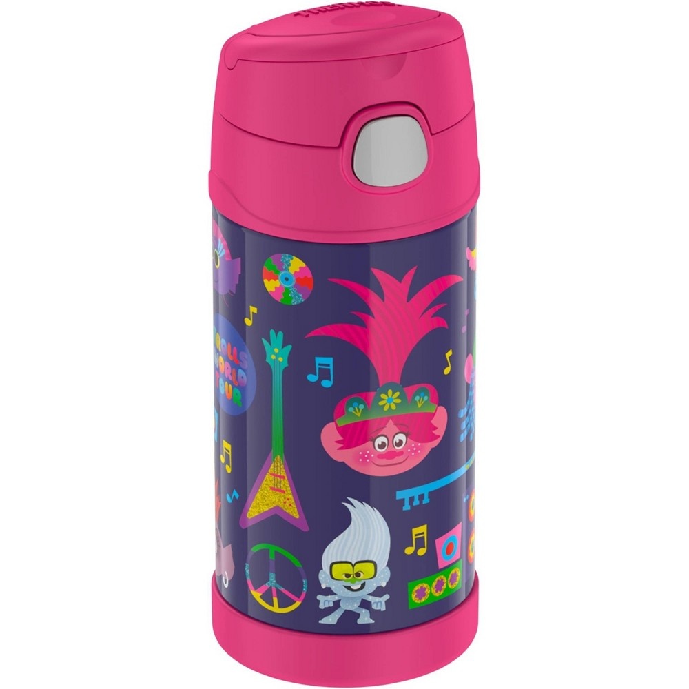 slide 2 of 7, Thermos Trolls FUNtainer Water Bottle, 12 oz