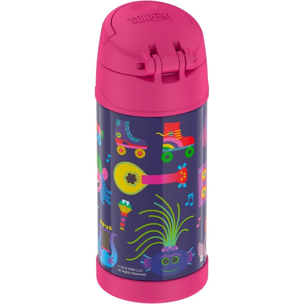 slide 4 of 7, Thermos Trolls FUNtainer Water Bottle, 12 oz