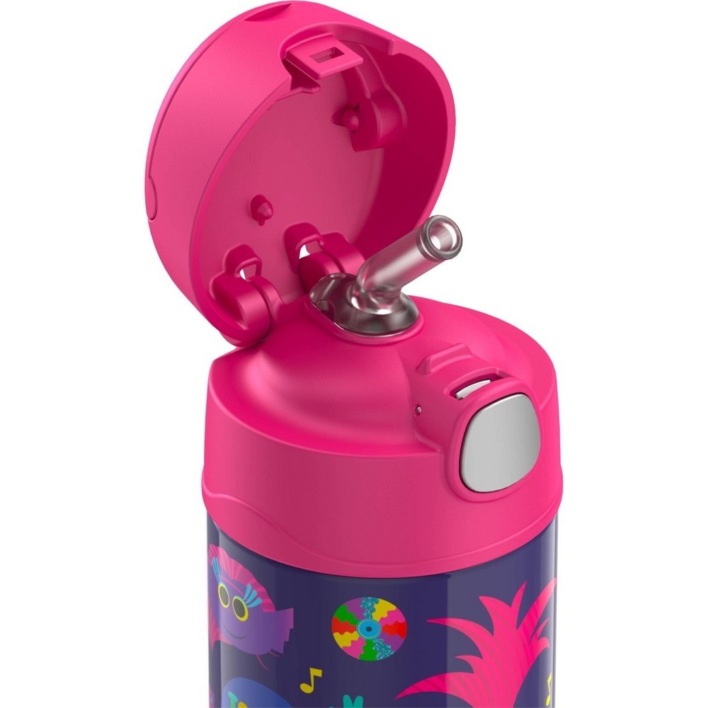 slide 6 of 7, Thermos Trolls FUNtainer Water Bottle, 12 oz