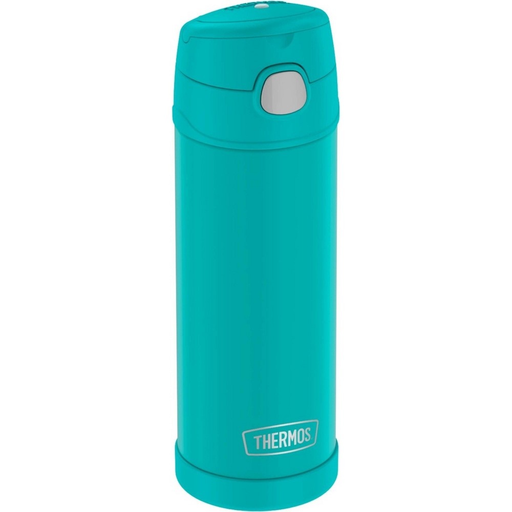 slide 2 of 5, Thermos FUNtainer Water Bottle with Spout - Aqua, 16 oz