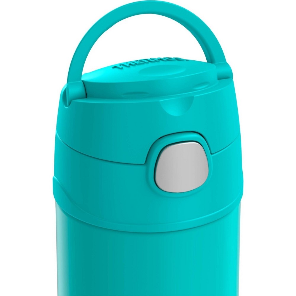 slide 3 of 5, Thermos FUNtainer Water Bottle with Spout - Aqua, 16 oz