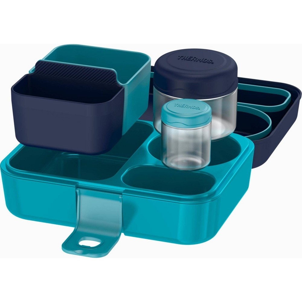 slide 3 of 4, Thermos FUNtainer Food Storage System - Navy, 1 ct