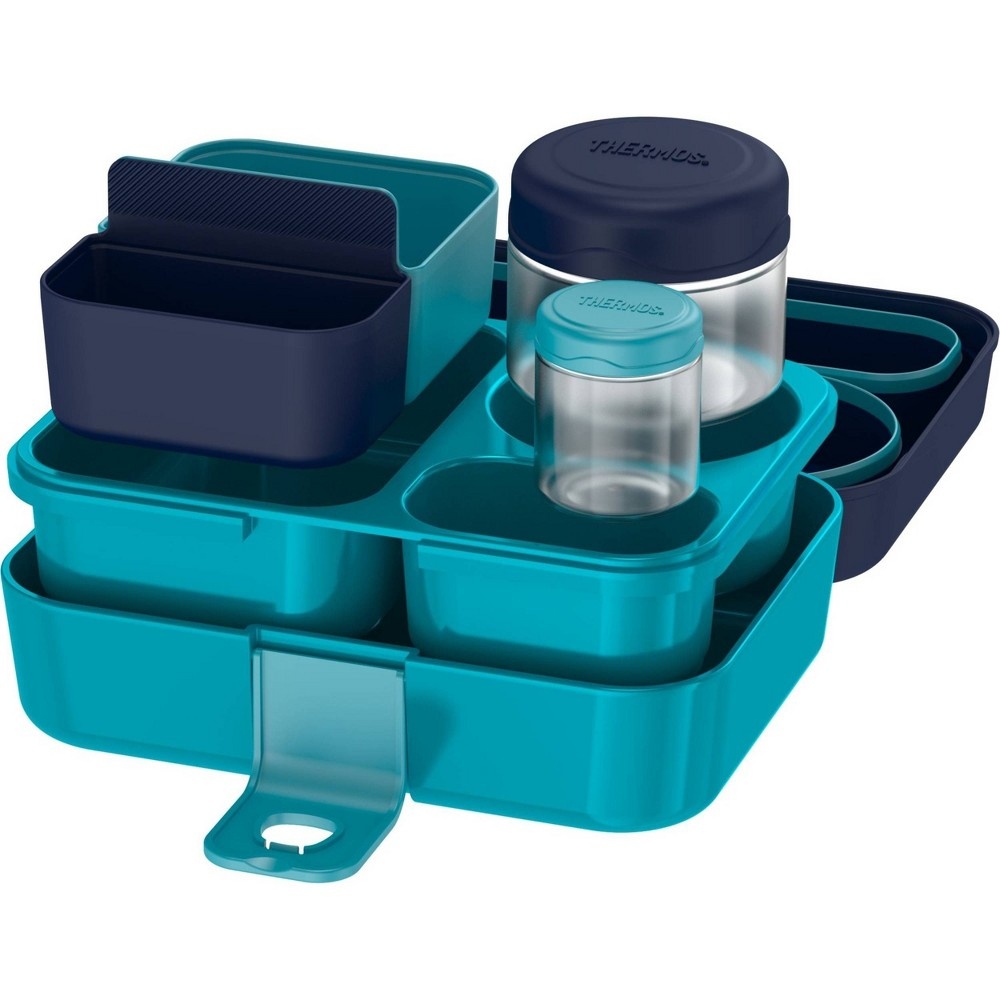 slide 4 of 4, Thermos FUNtainer Food Storage System - Navy, 1 ct