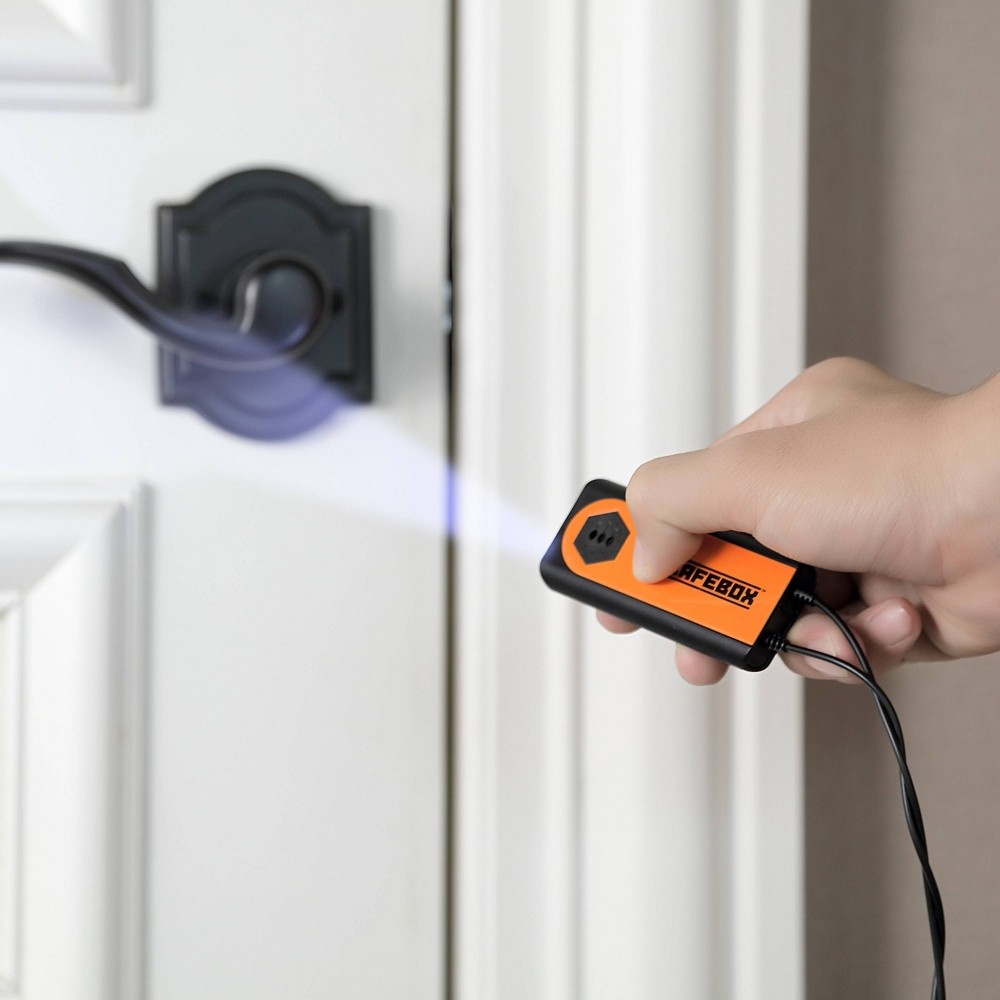 Lewis N. Clark SafeBox Door and Personal Travel Alarm and Flashlight Black 1 ct Shipt