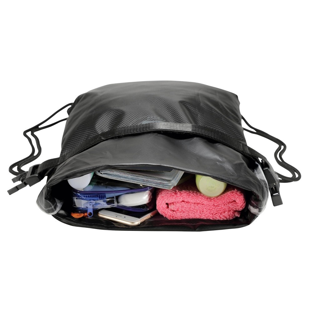 slide 4 of 7, Lewis N. Clark WaterSeals Drawstring Bag with Secura Lock Technology - Black, 1 ct