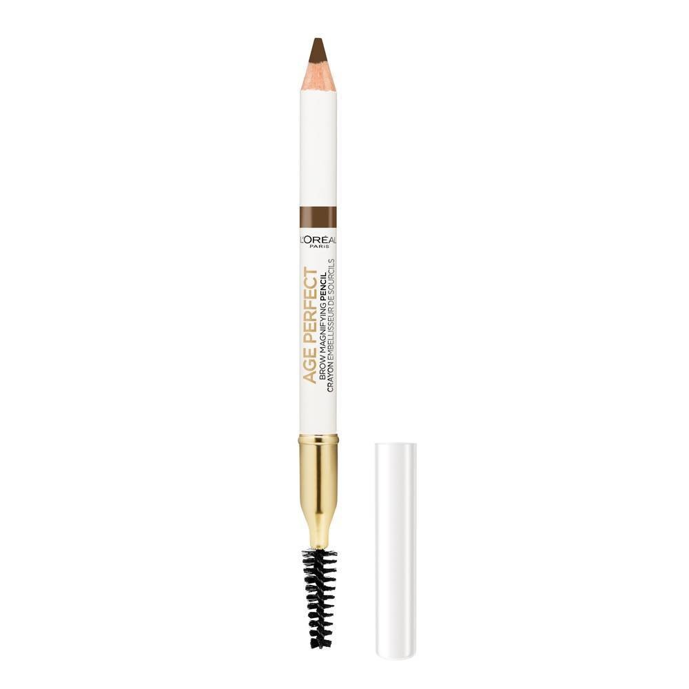 slide 1 of 6, L'Oreal Paris Age Perfect Brow Magnifying Pencil with Vitamin E Soft Brown - 0.02oz, 0.02 oz