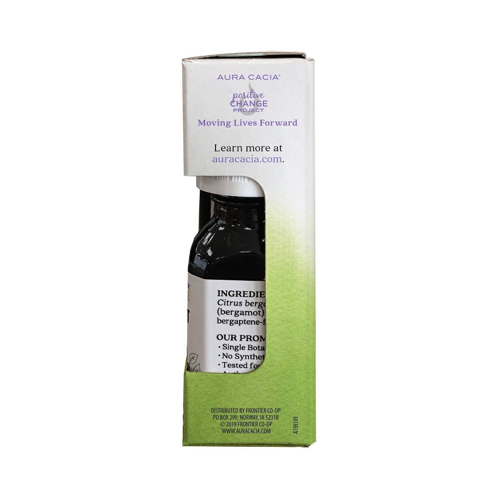 slide 3 of 5, Aura Cacia Bergamot Uplifting Pure Essential Oil, 0.5 fl oz