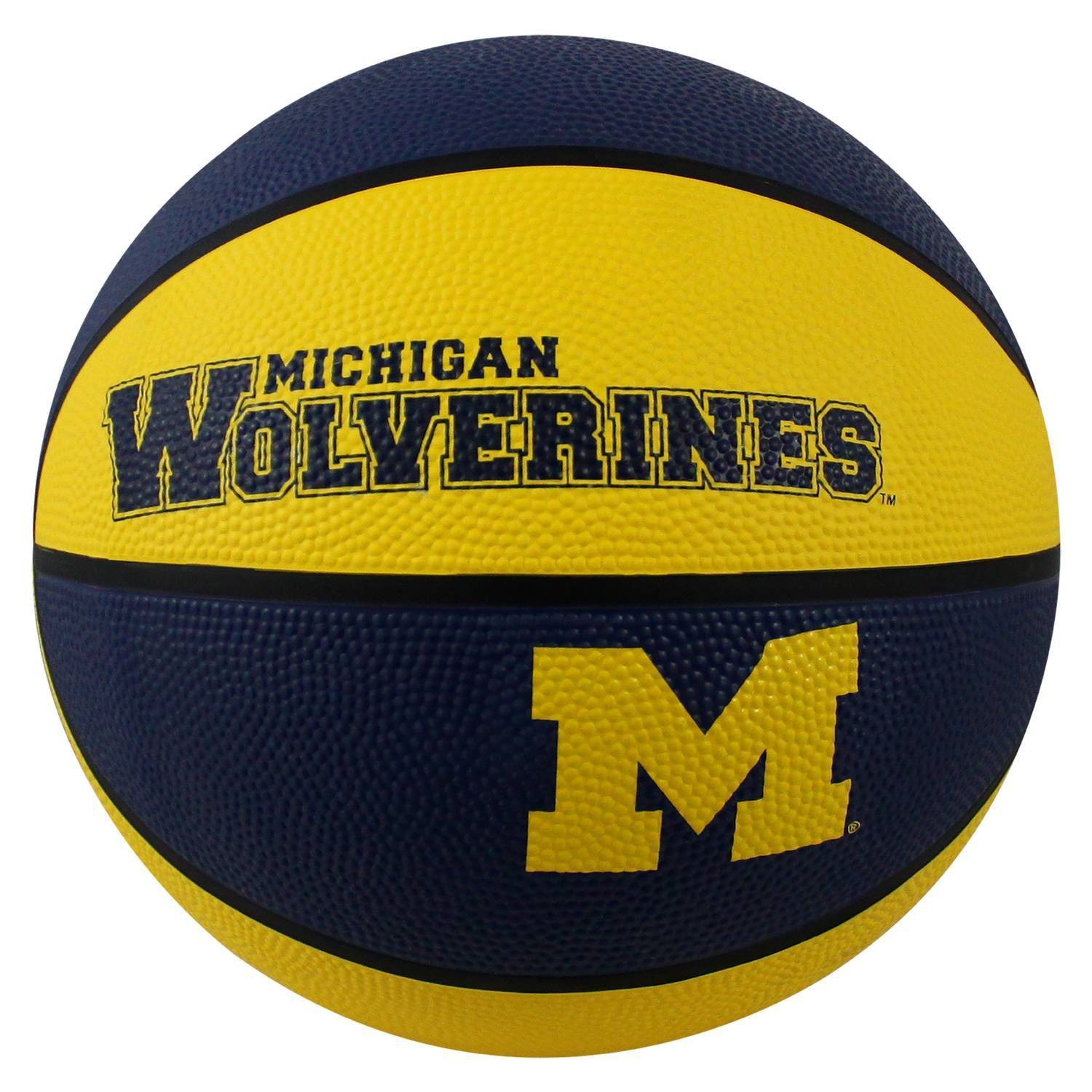 slide 1 of 1, NCAA Michigan Wolverines Official Basketball, 1 ct