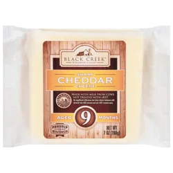 Black Creek 9 Month Sharp Cheddar Cheese 7 oz