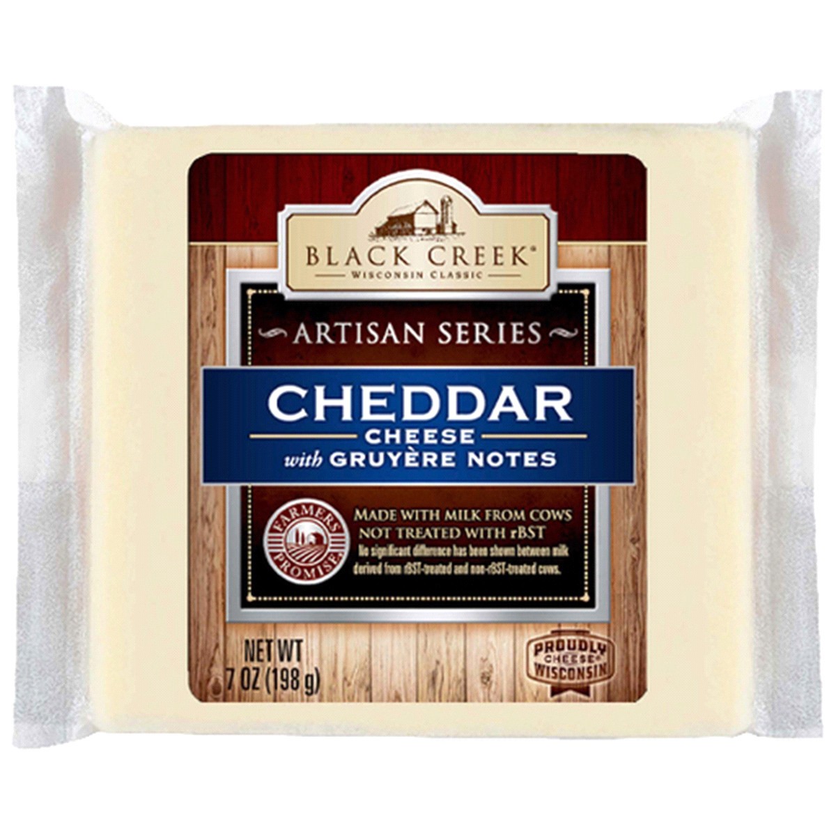 slide 1 of 1, Black Creek Cheddar Cheese With Gruyere Notes, 7 oz, 7 oz