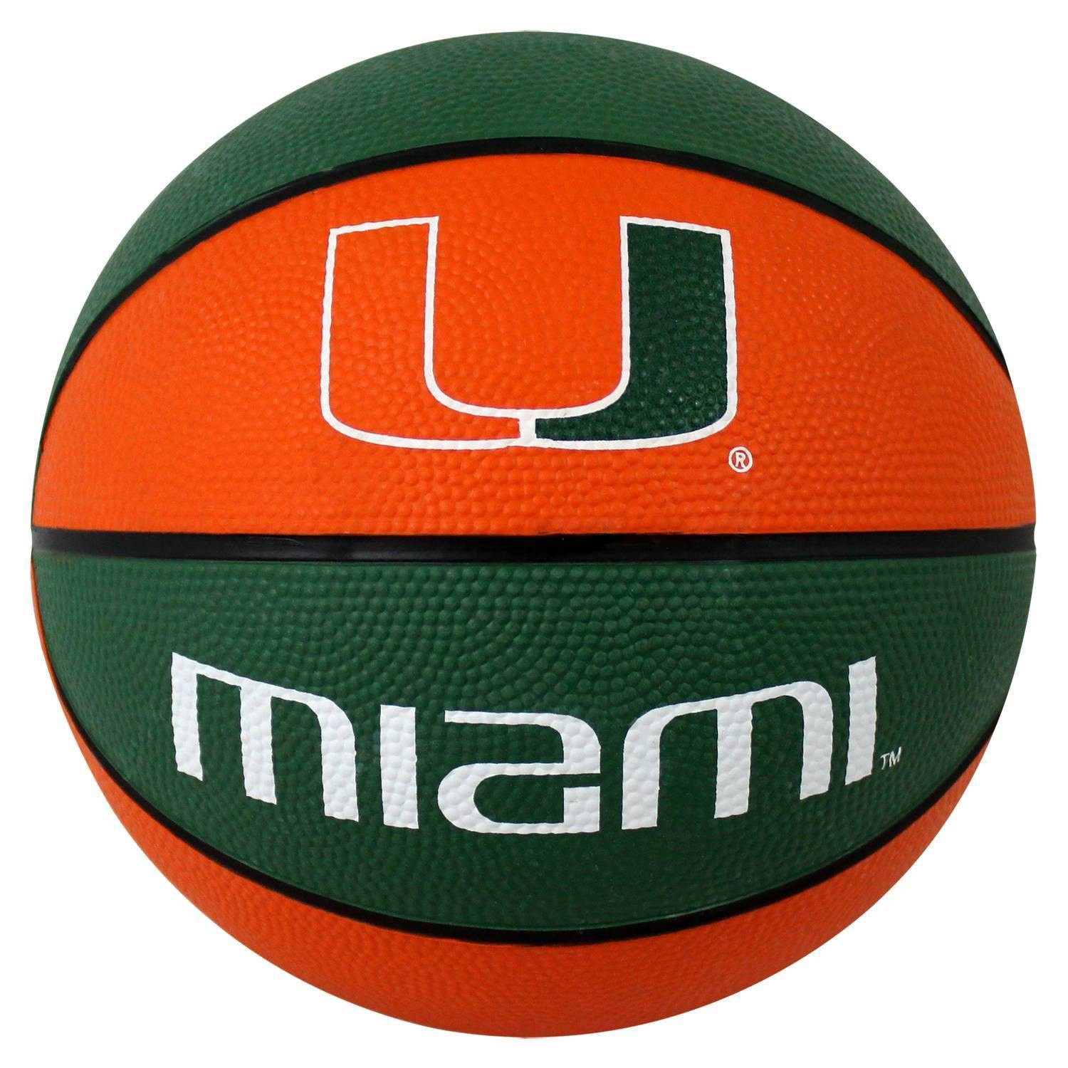 slide 1 of 1, NCAA Miami Hurricanes Mini Basketball, 1 ct