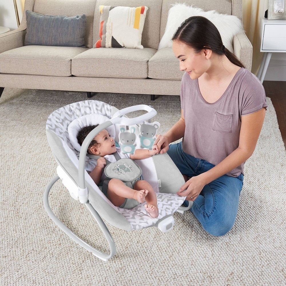 slide 14 of 17, Ingenuity Simple Comfort 2-in-1 Swing & Rocker - Raylan, 1 ct