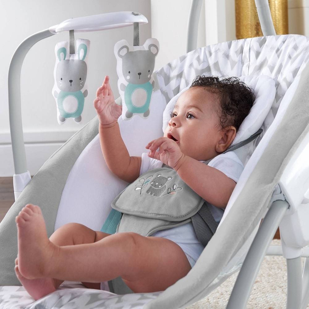 slide 4 of 17, Ingenuity Simple Comfort 2-in-1 Swing & Rocker - Raylan, 1 ct