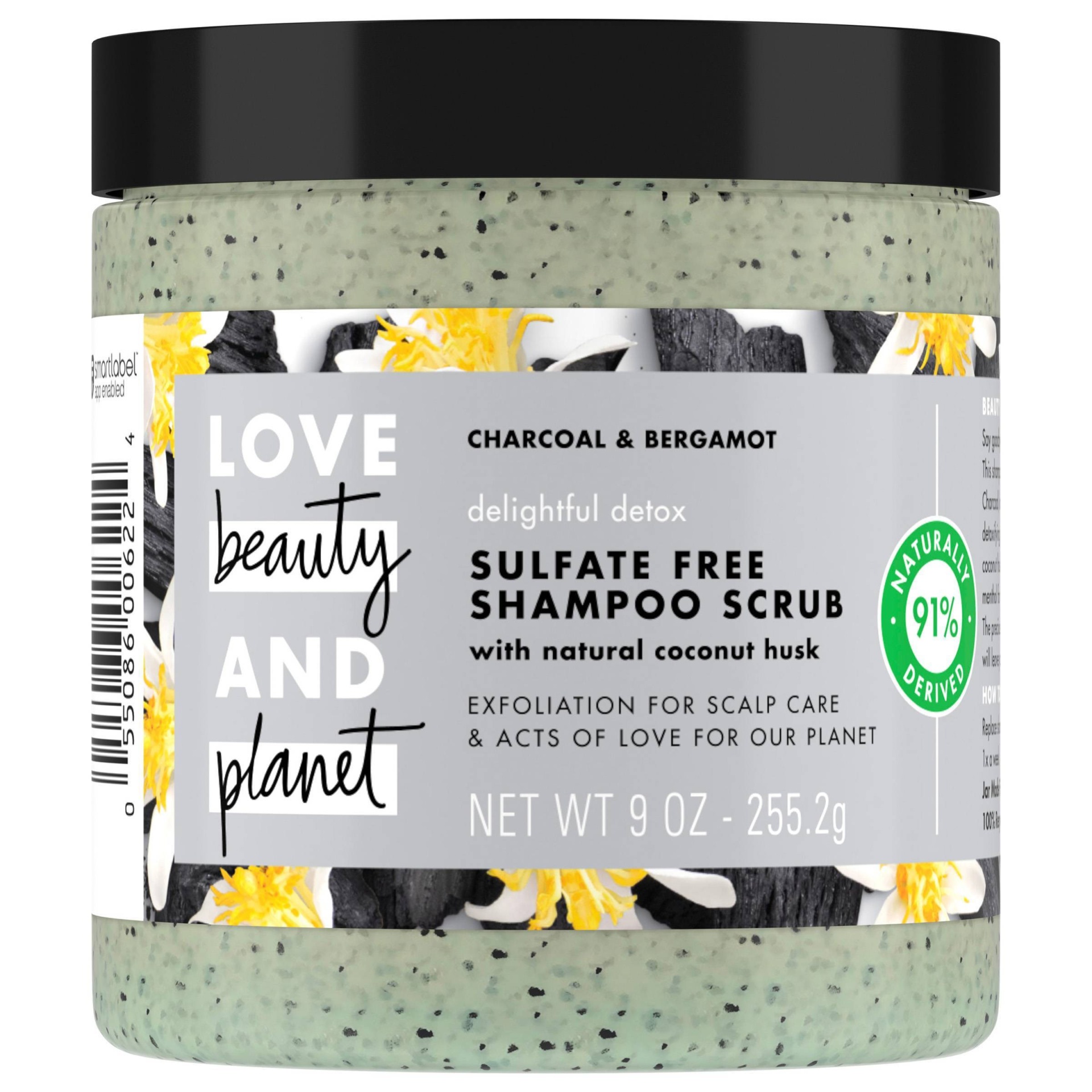 slide 1 of 8, Love Beauty and Planet Delightful Detox Charcoal Shampoo Scrub - 9oz, 9 oz