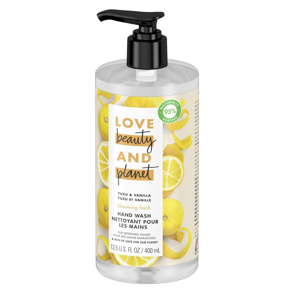 slide 5 of 8, Love Beauty and Planet LBP Yuzu Citrus Liquid Hand Wash, 13.5 oz