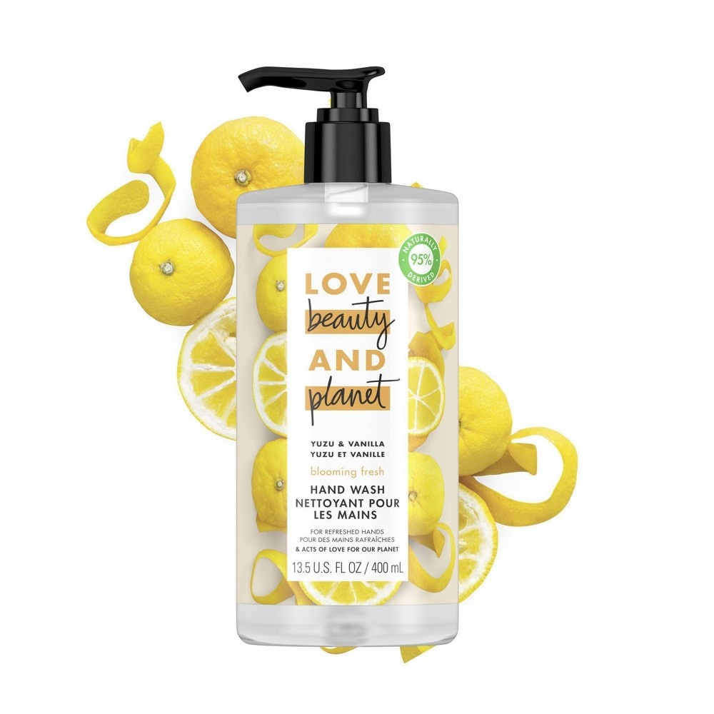 slide 8 of 8, Love Beauty and Planet LBP Yuzu Citrus Liquid Hand Wash, 13.5 oz